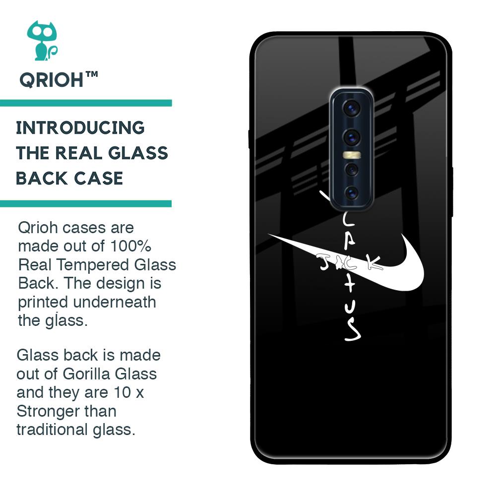 Jack Cactus Glass Case for Vivo V17 Pro