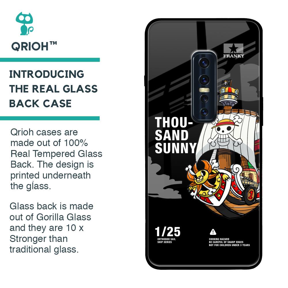 Thousand Sunny Glass Case for Vivo V17 Pro