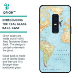 Travel Map Glass Case for Vivo V17 Pro