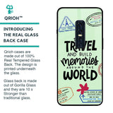 Travel Stamps Glass Case for Vivo V17 Pro