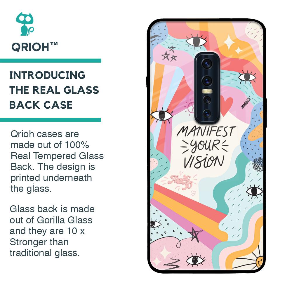Vision Manifest Glass Case for Vivo V17 Pro
