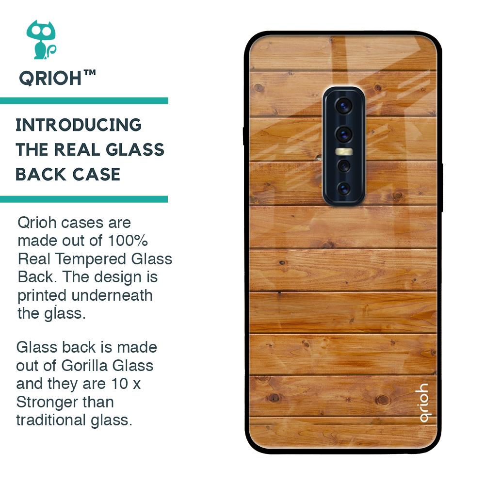Timberwood Glass Case for Vivo V17 Pro