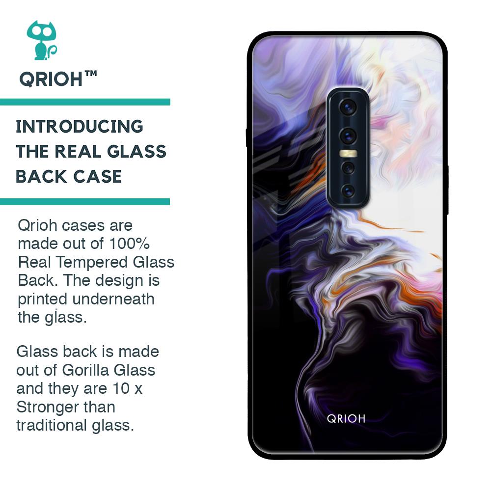 Enigma Smoke Glass Case for Vivo V17 Pro