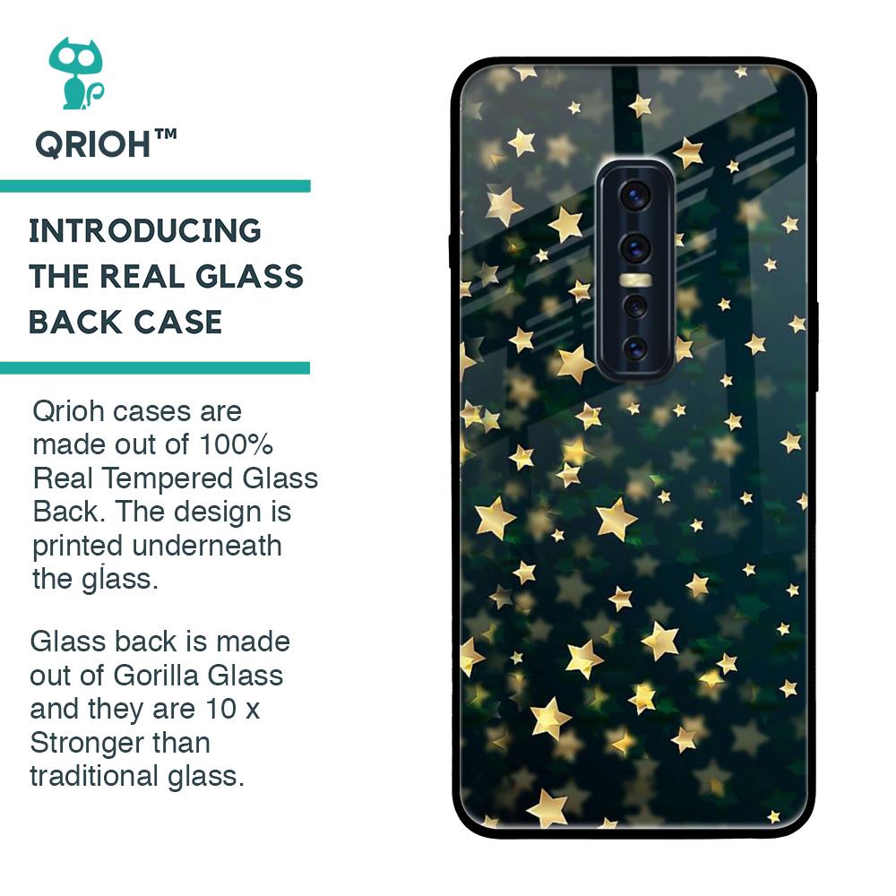 Dazzling Stars Glass Case For Vivo V17 Pro