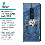 Kitty In Pocket Glass Case For Vivo V17 Pro