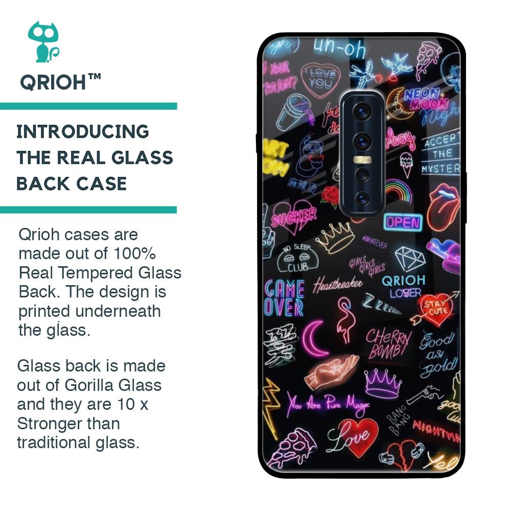 Accept The Mystery Glass Case for Vivo V17 Pro