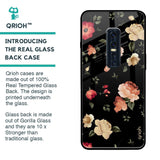 Black Spring Floral Glass Case for Vivo V17 Pro