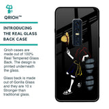 Luffy Line Art Glass Case for Vivo V17 Pro