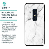 Modern White Marble Glass case for Vivo V17 Pro