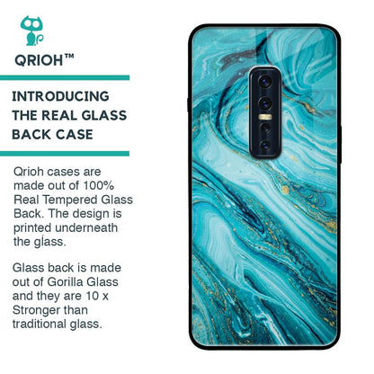 Ocean Marble Glass Case for Vivo V17 Pro