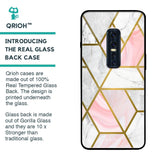 Geometrical Marble Glass Case for Vivo V17 Pro