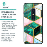 Seamless Green Marble Glass Case for Vivo V17 Pro