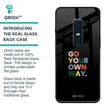 Go Your Own Way Glass Case for Vivo V17 Pro