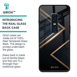 Sleek Golden & Navy Glass Case for Vivo V17 Pro