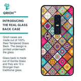 Multicolor Mandala Glass Case for Vivo V17 Pro