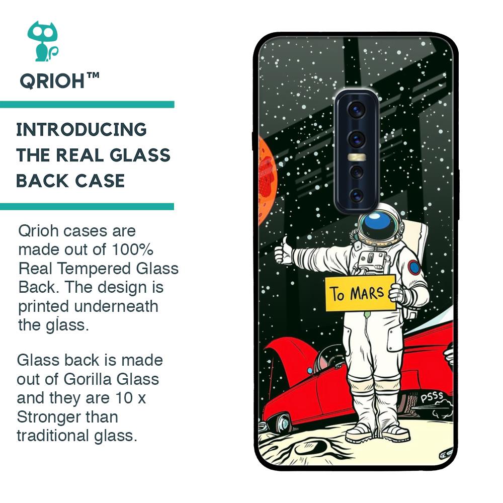 Astronaut on Mars Glass Case for Vivo V17 Pro