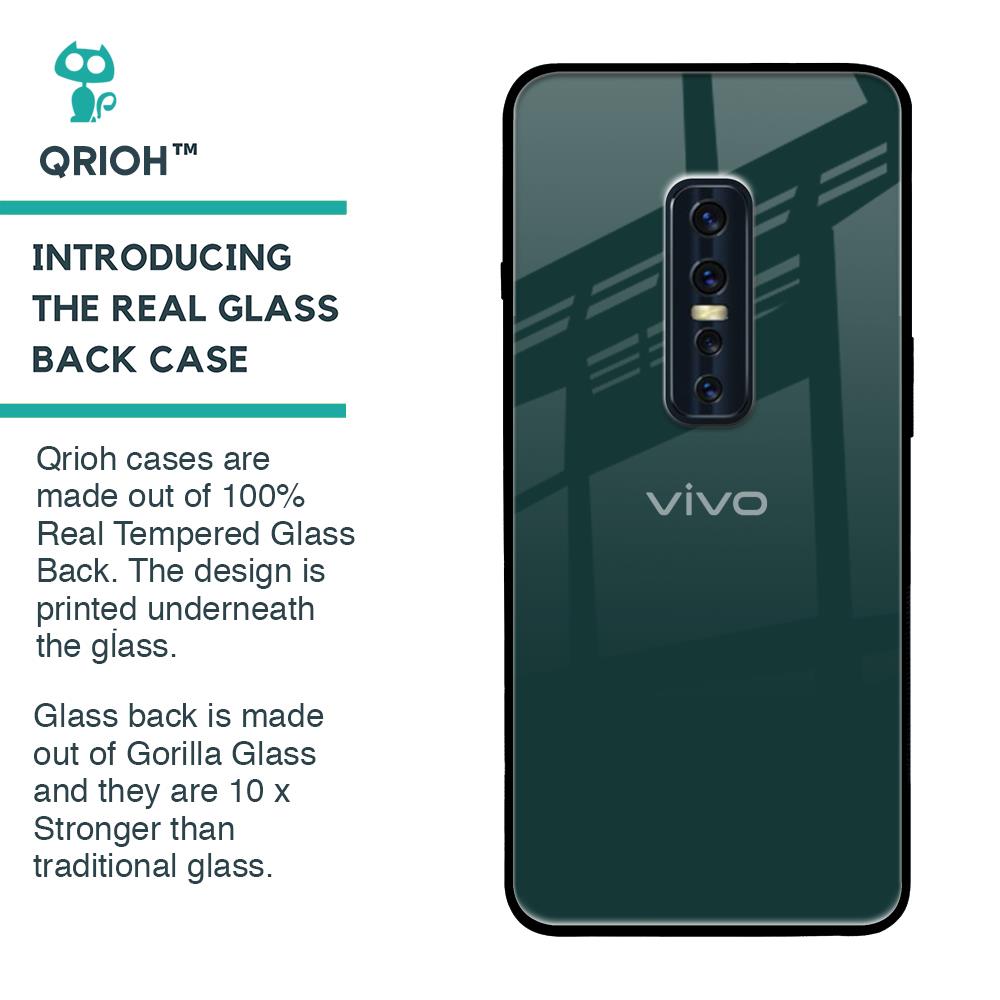 Olive Glass Case for Vivo V17 Pro