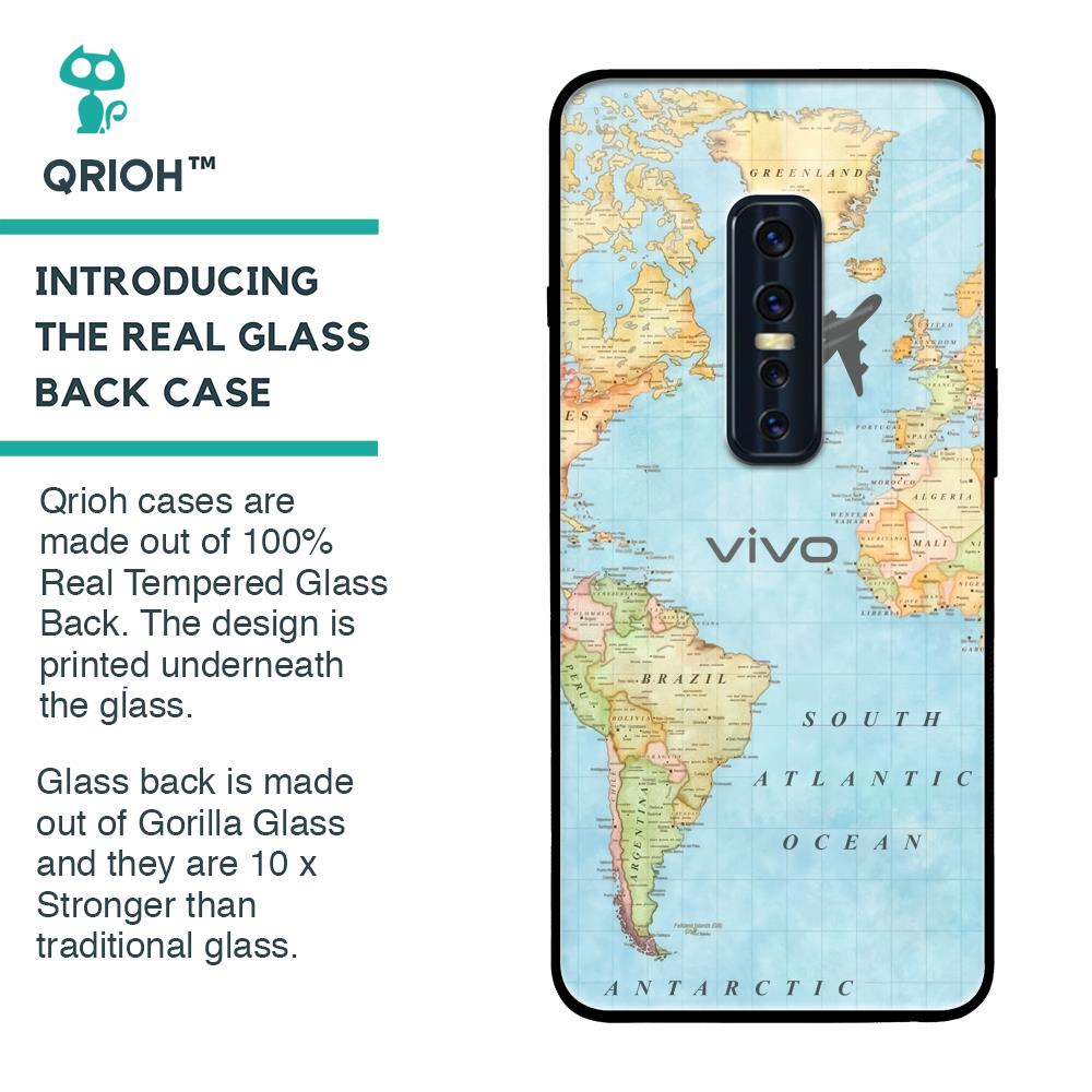Fly Around The World Glass Case for Vivo V17 Pro