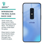 Vibrant Blue Texture Glass Case for Vivo V17 Pro