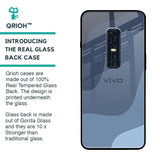 Navy Blue Ombre Glass Case for Vivo V17 Pro