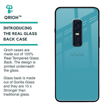 Oceanic Turquiose Glass Case for Vivo V17 Pro