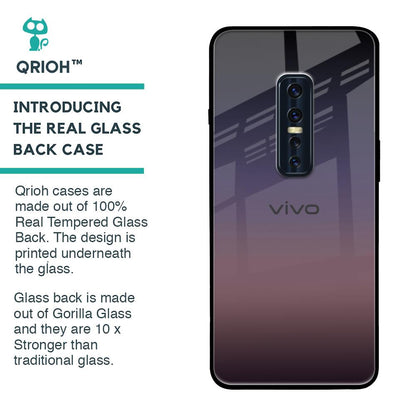 Grey Ombre Glass Case for Vivo V17 Pro
