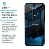 Polygonal Blue Box Glass Case For Vivo V17 Pro
