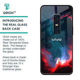 Brush Art Glass Case For Vivo V17 Pro