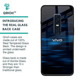 Blue Rough Abstract Glass Case for Vivo V17 Pro