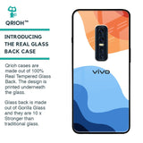 Wavy Color Pattern Glass Case for Vivo V17 Pro