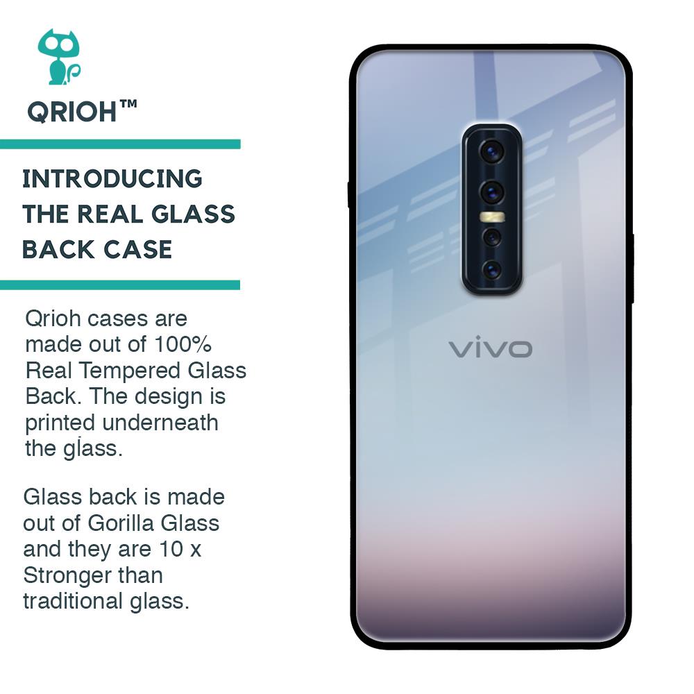 Light Sky Texture Glass Case for Vivo V17 Pro