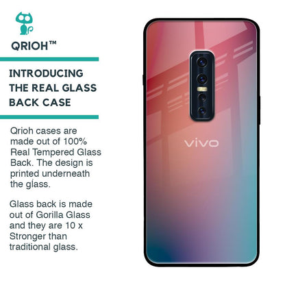 Dusty Multi Gradient Glass Case for Vivo V17 Pro
