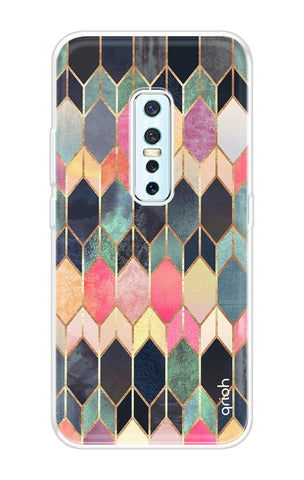 Shimmery Pattern Vivo V17 Pro Back Cover
