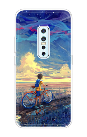 Riding Bicycle to Dreamland Vivo V17 Pro Back Cover