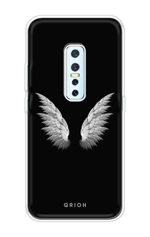 White Angel Wings Vivo V17 Pro Back Cover