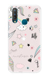 Unicorn Doodle Vivo U10 Back Cover