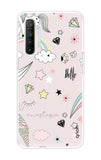 Unicorn Doodle Realme XT Back Cover