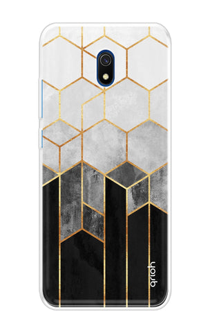 Hexagonal Pattern Xiaomi Redmi 8A Back Cover