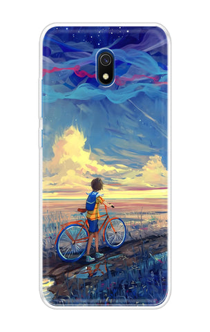 Riding Bicycle to Dreamland Xiaomi Redmi 8A Back Cover