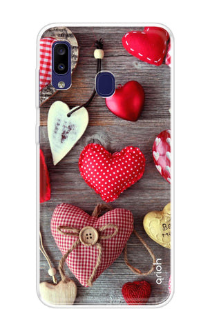 Valentine Hearts Samsung Galaxy M10s Back Cover