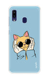 Attitude Cat Samsung Galaxy M10s Back Cover