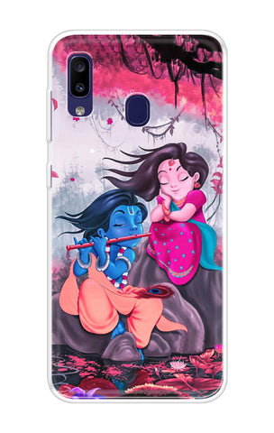 Radha Krishna Art Samsung Galaxy M10s Back Cover