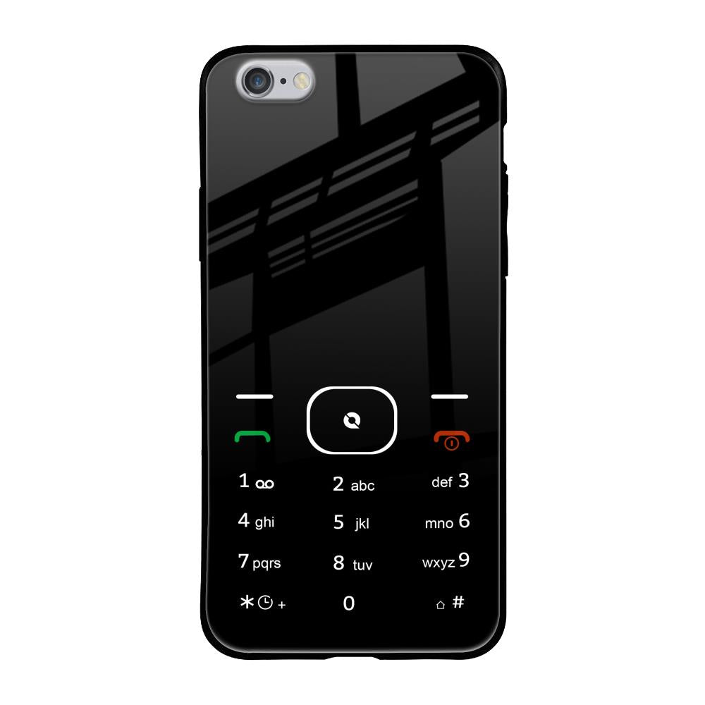 Classic Keypad Pattern iPhone 6S Glass Back Cover Online