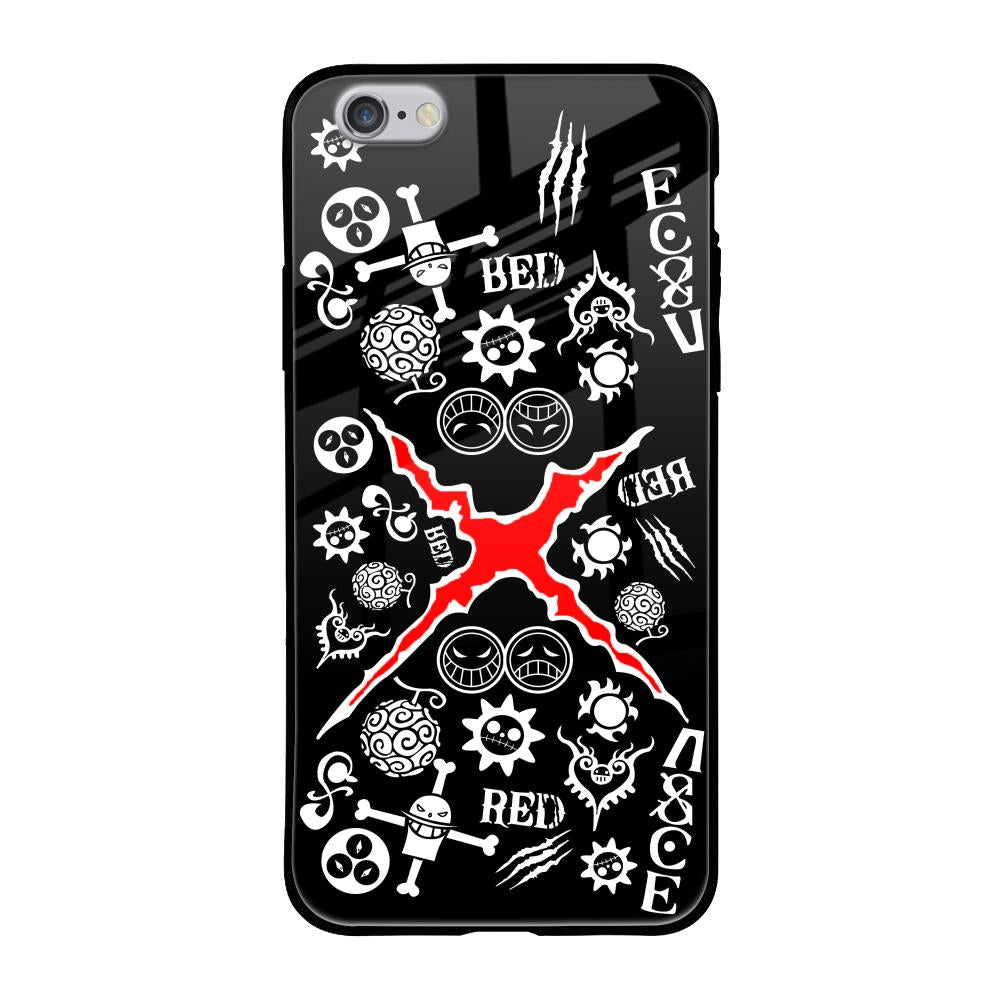 Red Zone iPhone 6S Glass Back Cover Online