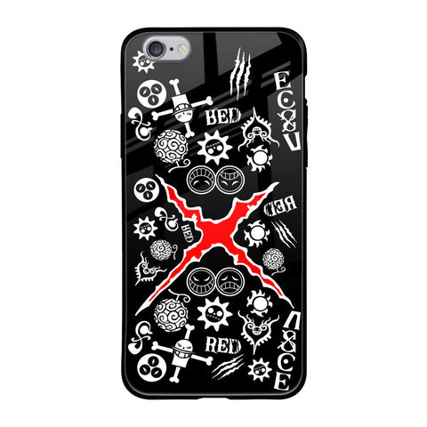 Red Zone iPhone 6S Glass Back Cover Online