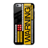 Aircraft Warning iPhone 6S Glass Back Cover Online