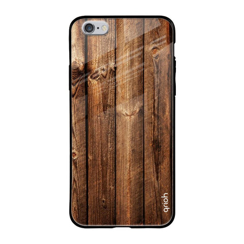 Timber Printed iPhone 6S Glass Back Cover Online