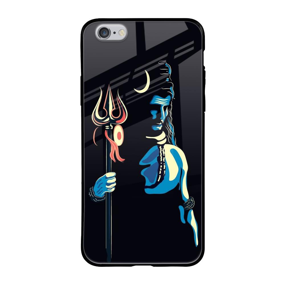 Mahakal iPhone 6S Glass Back Cover Online