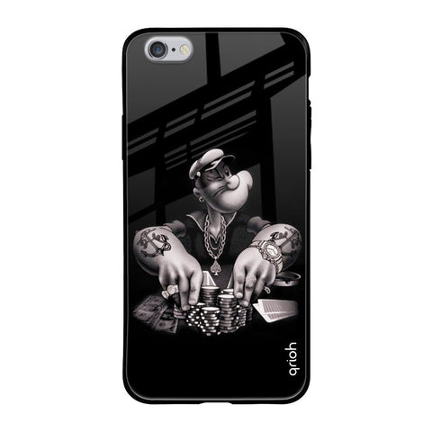 Gambling Problem iPhone 6S Glass Back Cover Online