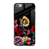 Floral Decorative iPhone 6S Glass Back Cover Online